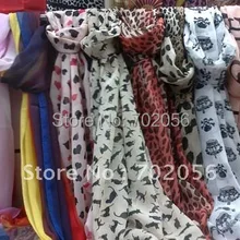 Очаровательные женские из полиэстера шарф neckscarf шаль Обёрточная бумага шарф Шарфы для женщин 15 шт./лот#1973