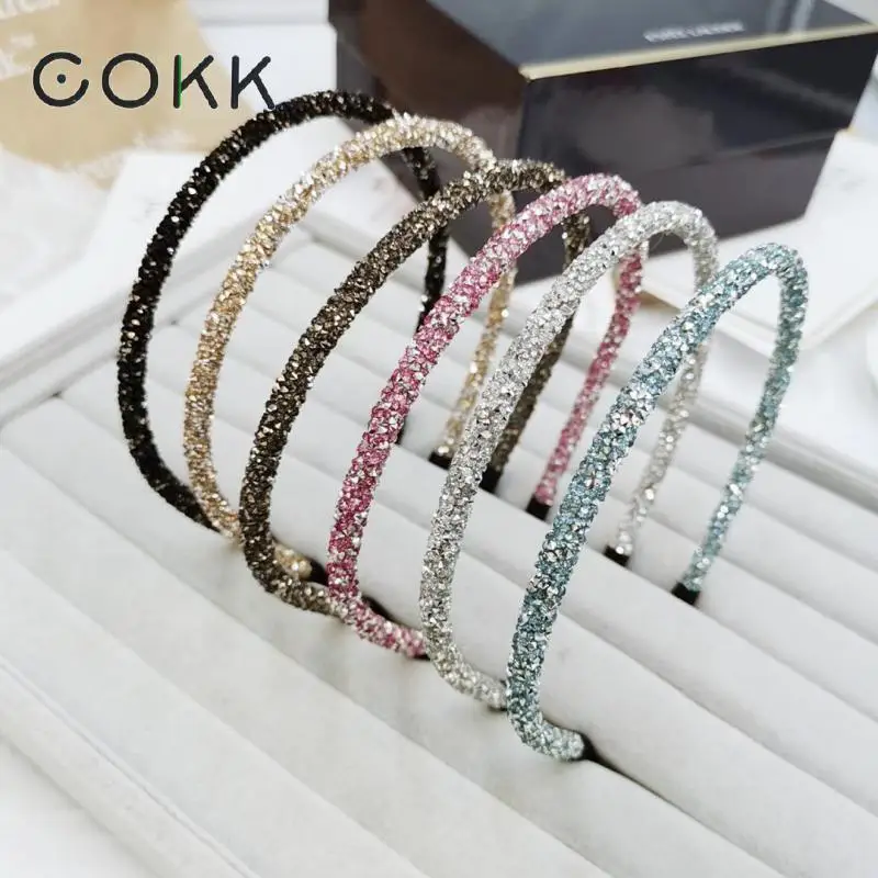 

COKK Solid Color Korean Hair Band for Women Headbands Hairbands Headwear 2019 New Arrival Hair Hoop Headdress Sweet Lady Simple