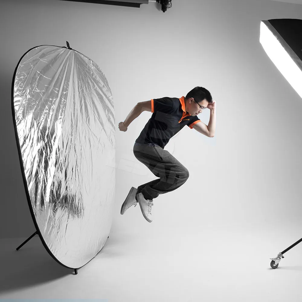 bilder für GODOX 5in1 Tragbare Faltbare Licht Runde Fotografie Reflektor für Studio 60 "x 80" 150x200 cm bilder für GODOX 5in1 Tragbare Faltbare Licht Runde Fotografie Reflektor für Studio 60 "x 80" 150x200 cm