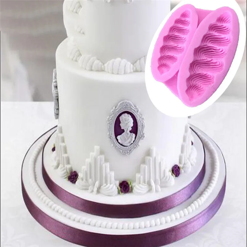 

Retro Lace Type Silicone Cake Mold,Kitchen Baking Mold For Chocolate Pastry Candy ,Border Fondant Decorating Tools Accessories