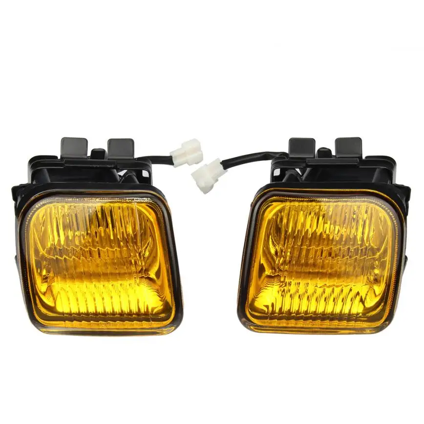 

HAMBODER For 1996-1998 Honda Civic EK JDM Yellow Fog Lights Front Bumper Lamps FULL KIT SET Mar26 Drop Ship
