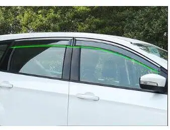 FIT 2013 2014 2015 2016 2017 FOR FORD ESCAPE KUGA SIDE WINDOW RAIN DEFLECTOR GUARD VISOR DOOR SHADE WEATHERSHIELD WEATHER SHI
