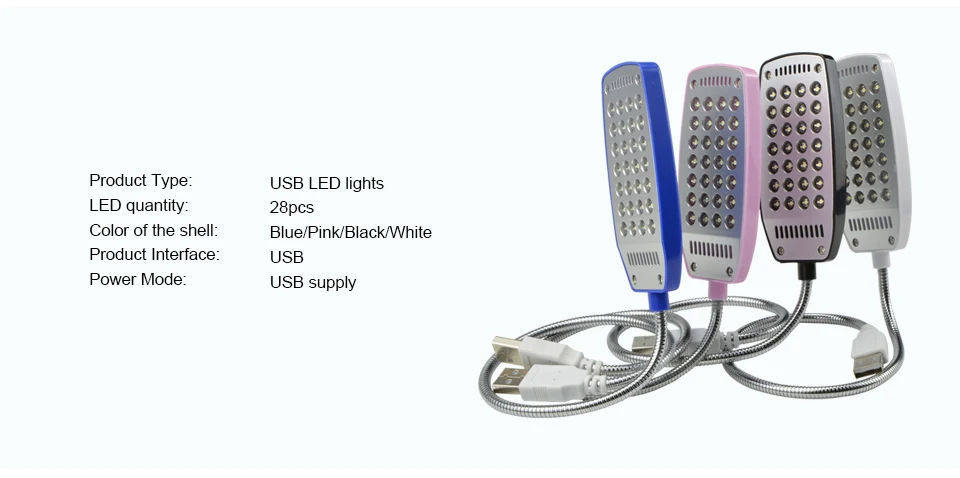 USB СВЕТОДИОДНЫЙ светильник для чтения, светильник для книг, гибкий светильник для чтения для ноутбука, ноутбука, 28 светодиодный s USB светодиодный светильник, лампа Liseuse Lampara Lectura