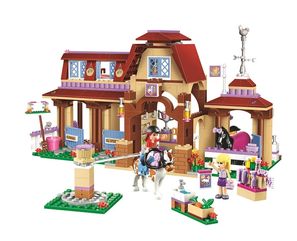 

Friends Series Riding Club Model Building Block Bricks Toy For Children Compatible