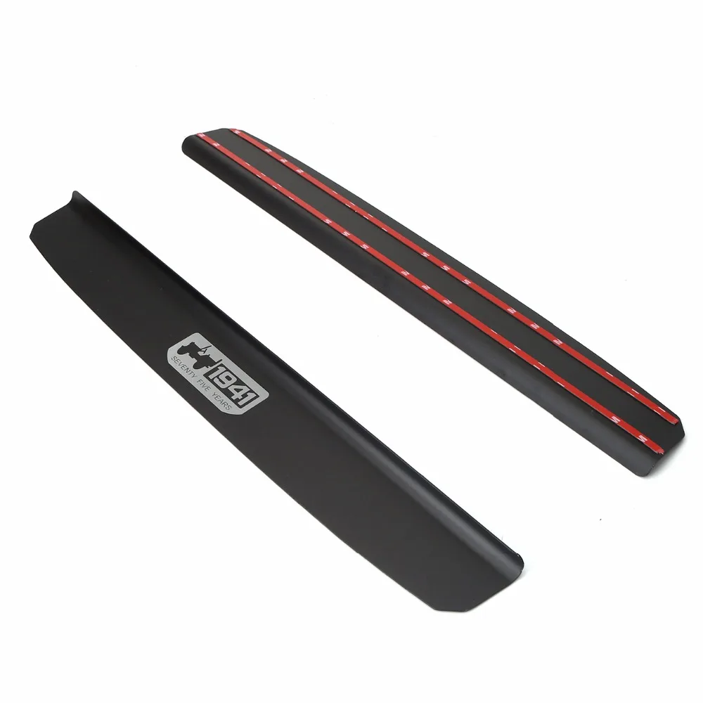 15-Aluminum Alloy Door Sill Protector for 2018 Jeep Wrangler JL