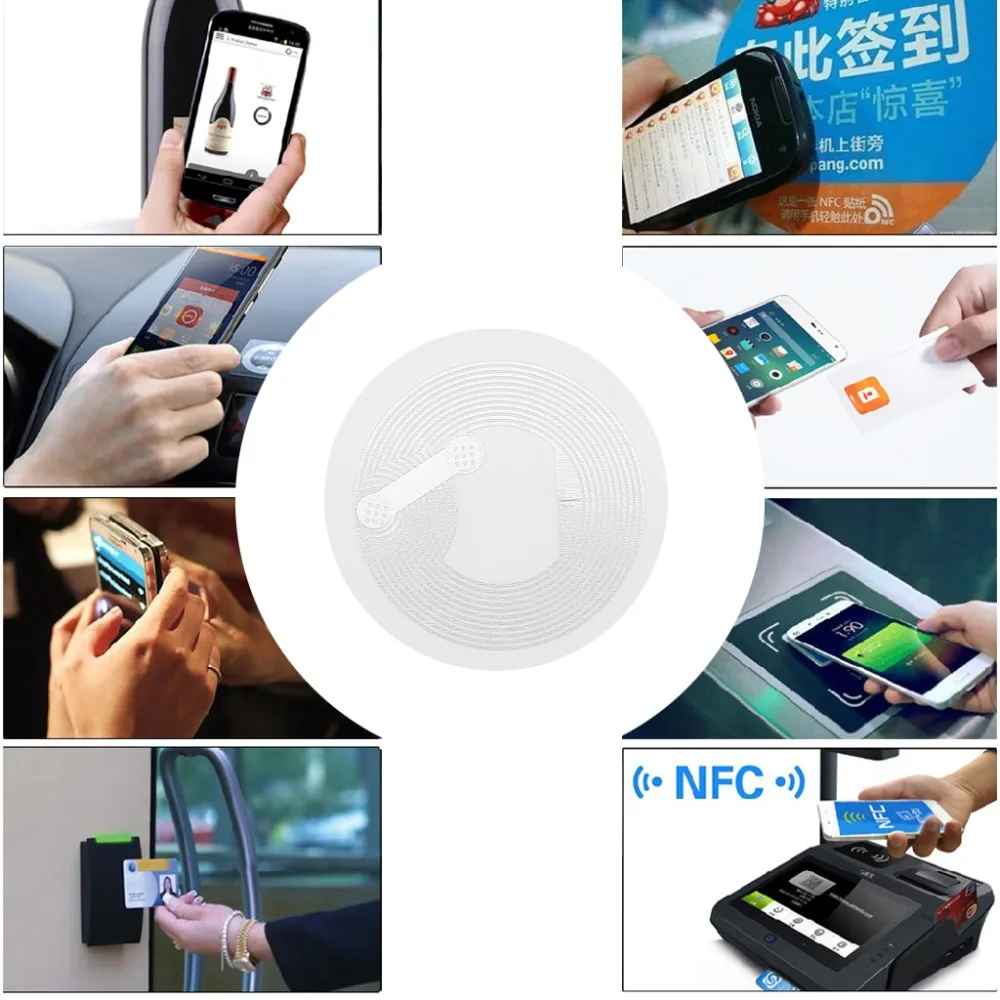 10 шт. NTAG213 NFC тег стикер ключ патруль Метка RFID тег для карты контроля доступа