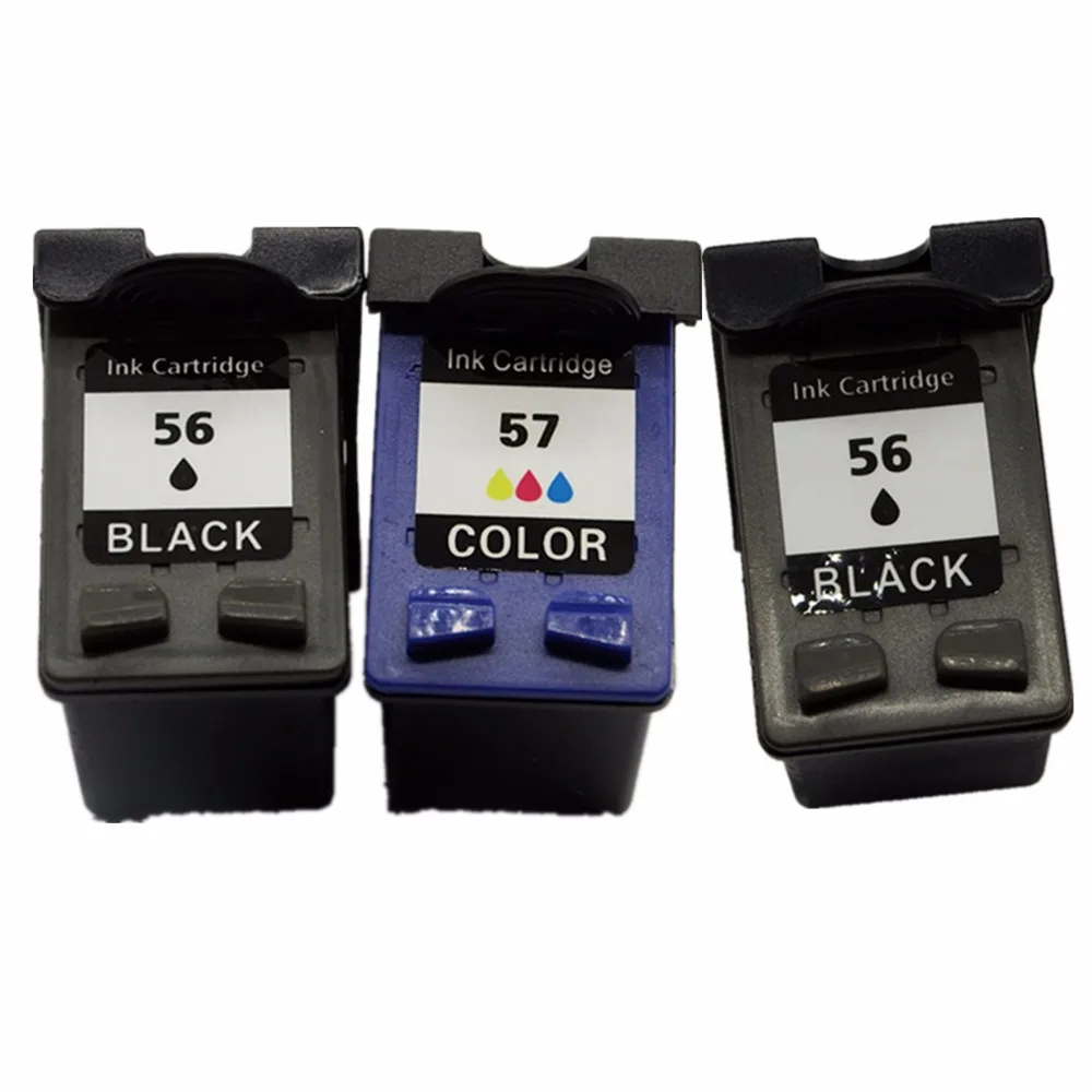 C6656A C6657A Remanufactured Ink Cartridges For HP 56 57 XL HP56 HP57 DESKJET 450CI 5145 5150 