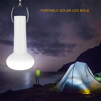 

Plug-in Solar Portable Bulb Power Lamp LED Lighting Energy Outdoor Light Solar Lamp DC 5V USB Cable 3.7V