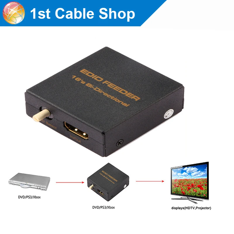 

HDMI EDID Emulator HDMI EDID Feeder HDMI Doctor for Handshake Problems Source and Display