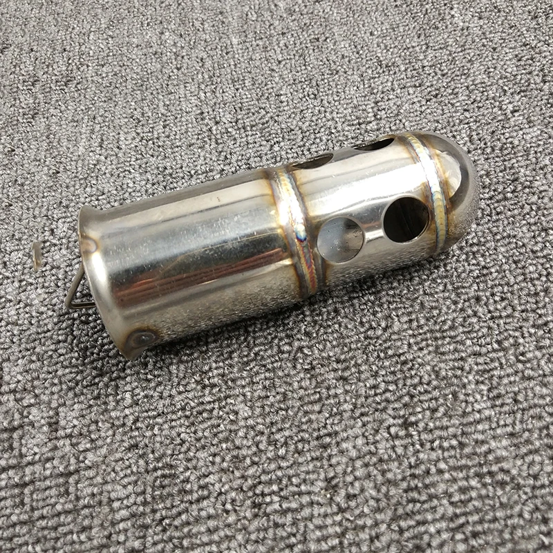 Universal Catalyst Silencer Muffler Exhaust Front Mid End Silencer DB Killer Noise Sound Eliminator Reduce emissions and noises (3)