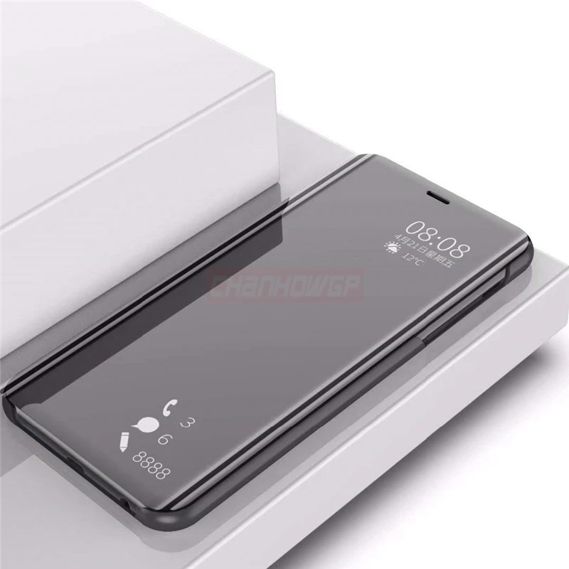 Clear Smart View Mirror Case For OnePlus 6T A6010 A6013 Stand Cover Flip Leather Cases For OnePlus 6 oneplus6 A6000 A6003 Cover 04