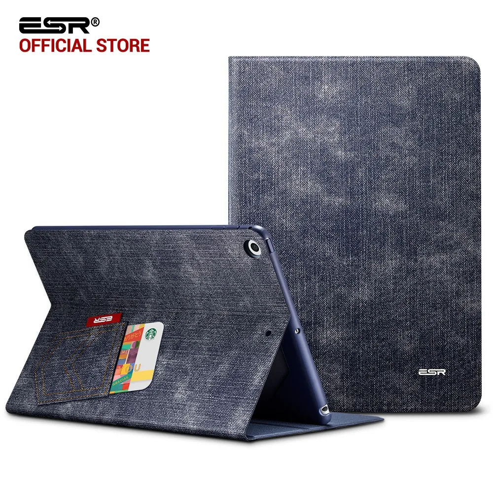Case For IPad Air 3 ESR Simplicity PU Leather Smart Cover Folio Case Auto Sleep Wake