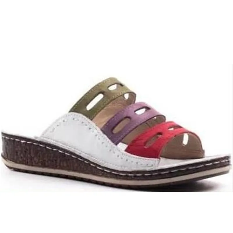 كبير حجم 35-43 الرجعية الكلاسيكية المرأة صنادل عالية الكعب الأزياء إسفين شبشب صيفي النساء مثير جلدية صنادل أرضية للنساء كبير حجم 35-43 الرجعية الكلاسيكية المرأة صنادل عالية الكعب الأزياء إسفين شبشب صيفي النساء مثير جلدية صنادل أرضية للنساء