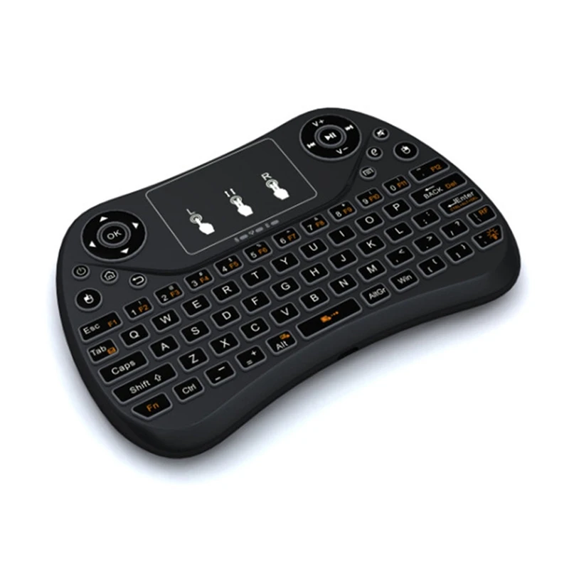 

Mini Wireless Keyboard With Touchpad Rechargeable Fly Air Mouse 2.4Ghz Smart Game Backlit Keypad For Computer Android TV Box P
