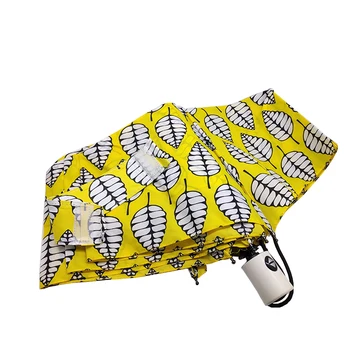 

Geometry Umbrella Rain Woman Compact Female Ladies Windproof Rain Folding Girl Full-Automatic Three-Folding Umbrellas XYAL-2