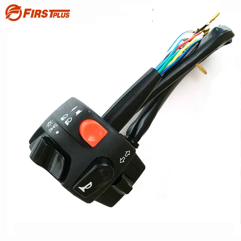 

7/8" Motorcycle Handlebar Switch Assembly Engine Electric Start Kill Horn Beam Headlight Fog Light Push Button Switch For BMW GS