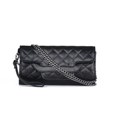 Ladylike Chain Bag ladies Rhombic Chequer font b Handbag b font Women Elegant Diamond Lattice Shoulder