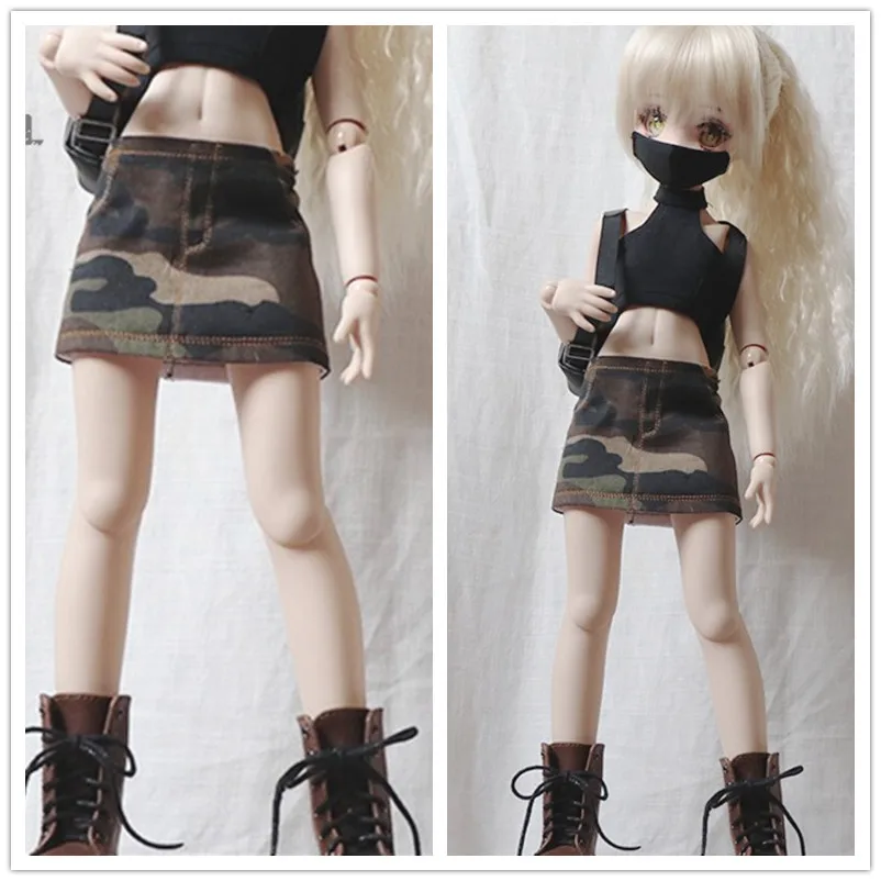 Камуфляжная юбка для BJD 1/6 YOSD 1/4 MSD 1/3 SD16 SD17 Одежда куклы дяди CWB161 | Игрушки и хобби