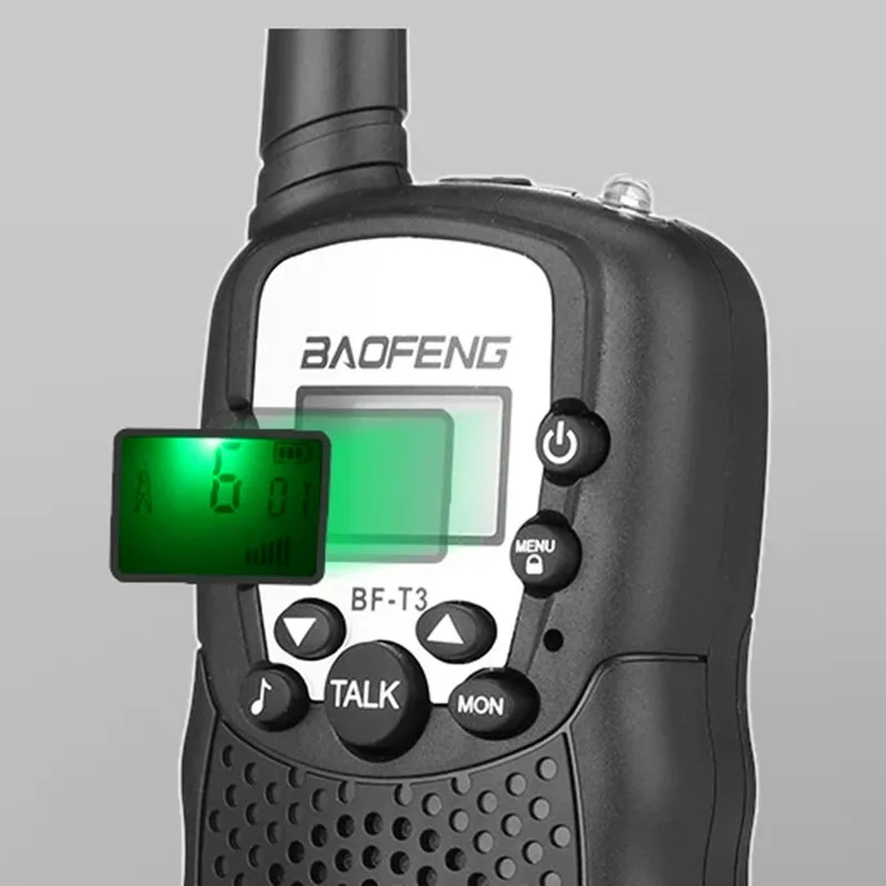 Рация Baofeng для детей 2 шт. лучший подарок мини портативное радио T3 беспроводное