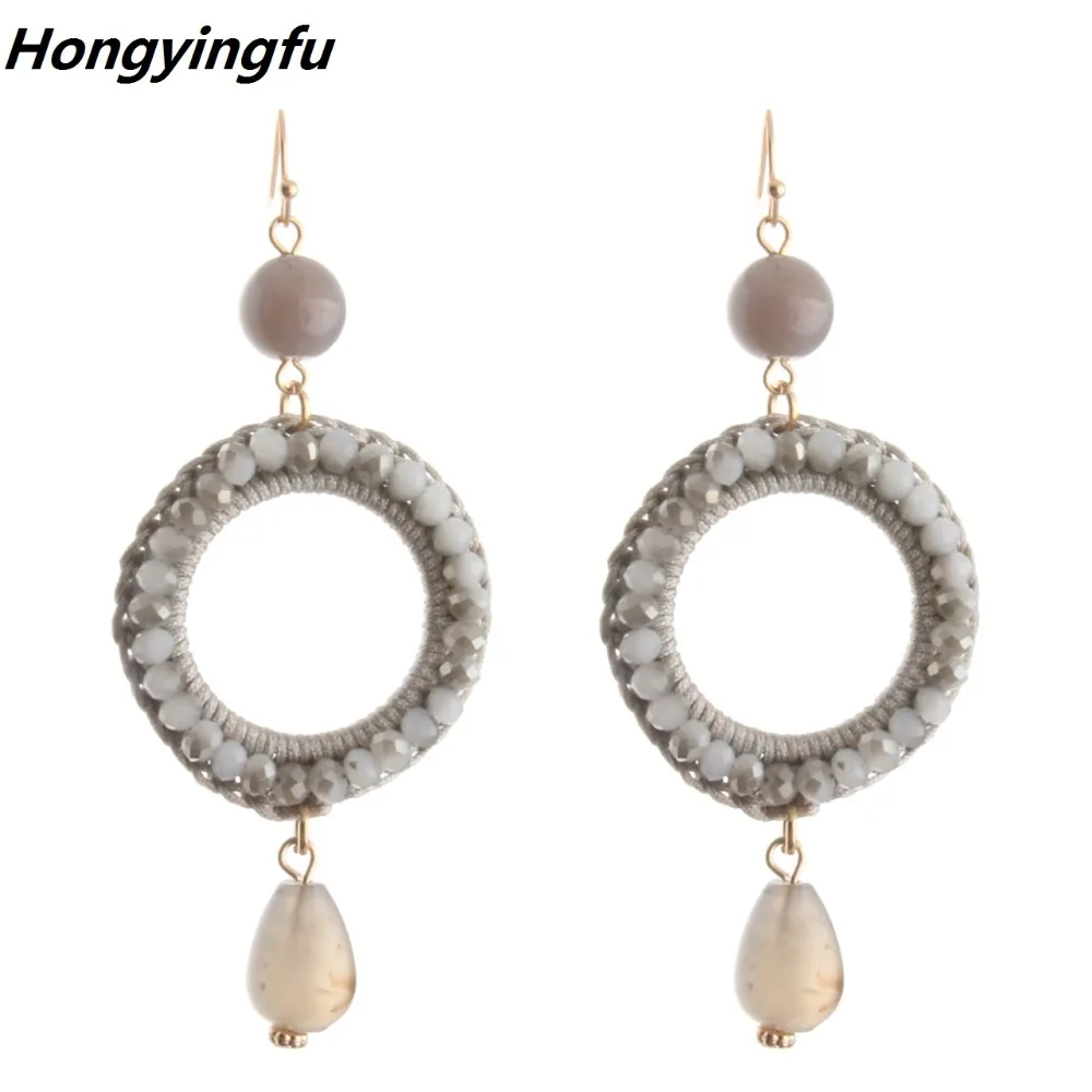 

Lianxyfu Trends Oorbellen Crystal Drop Earrings Handmade Fashion Woman Earrings Luxury Wedding Earrings Charm Earrings Gifts