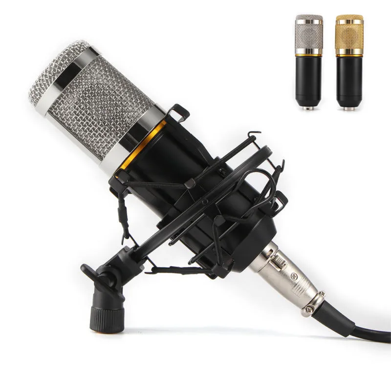 

Professional Condenser Audio Wired Studio Microphone Vocal Recording KTV Karaoke Microphone Mic For Computer