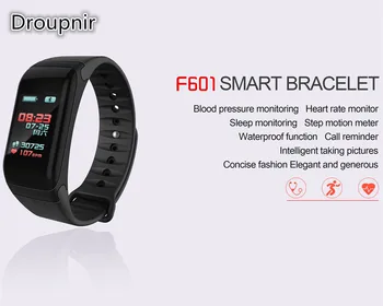 

F601 F1 Plus Smart Heart Rate Monitor Bluetooth Smart Bracelet Blood Pressure Measure Bracelet Dynamic Calorie Wristband