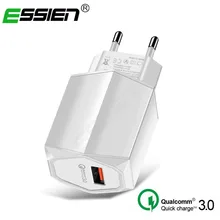 

Quick Charge 3.0 Mobile Phone Charger for iPhone 8 7 Plus Mini EU Plug Charger Portable USB Travel Wall Charger Fast USB Charger