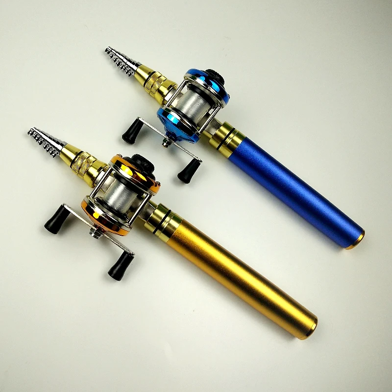 1.7/1.95m pen shape rod spinning telescopic pocket rod rock fishing