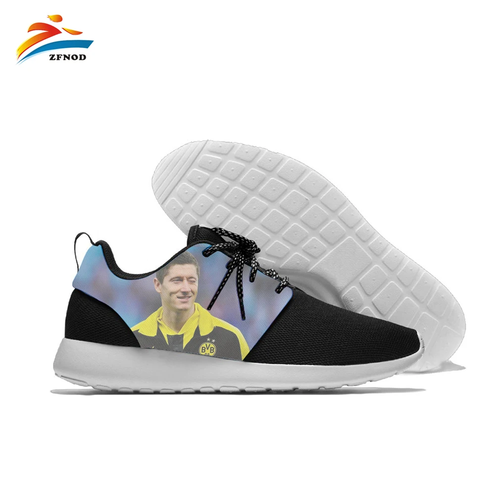

Robert Lewandowski Hype Vintage Retro Print shoes men sport shoes Spring/Autumn Breathable Lace-Up Spring/Summer shoes