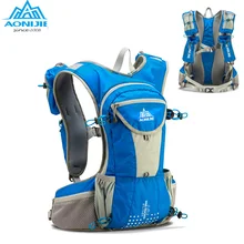 AONIJIE Hiking Running Bag Nylon Backpack 12L Outdoor Lightweight Hydration Water Pack Sport Bag Climbing Cycling Bag
