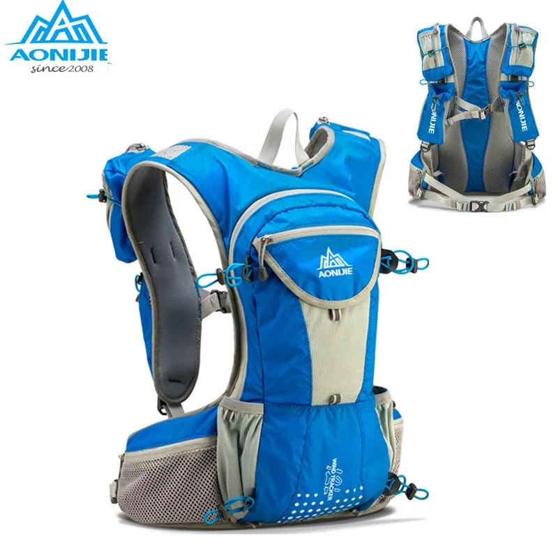 AONIJIE Hiking font b Running b font Bag Nylon Backpack 12L Outdoor Lightweight Hydration Water Pack