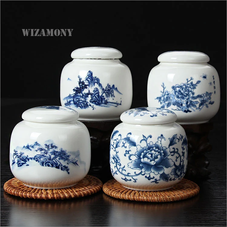 WIZAMONY 1 шт. голубой и белый фарфоровый Новый 4 типа высокосортная керамика Celadon
