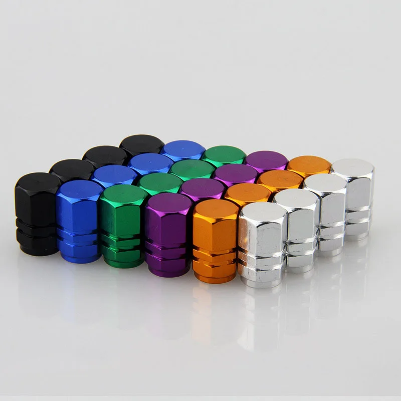 

4Pcs Car Styling Metal Tire Valve Caps Car Tyre Stems Cap Wheel Cover Auto Tire Accessories