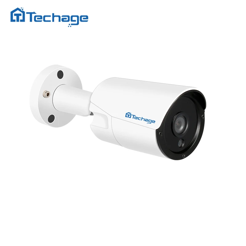 Techage 1080 P 48 В POE IP Камера открытый Водонепроницаемый 2MP HD P2P ONVIF 6 шт. ИК светодио дный
