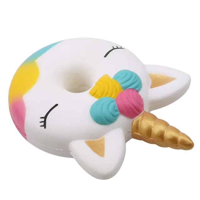 Unicorn Donut Squishy Toy