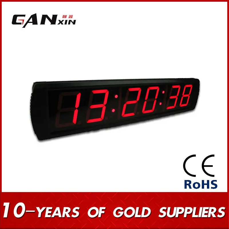 4'' 6Digits LED Race Timing Sport Timer LED Countdown Clock For casts Testingin Desk & Table