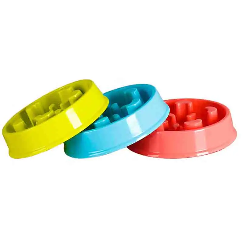 

Anti-Choke Plate Pet Dog Feeding Container Cat Food Feeding Plate Bowl High Quality Slowly Eating Box Dog Training Accessories