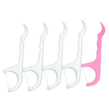 100 шт зубная нить зубочистка межзубная щетка зуб палочки s Flosser pick QS888