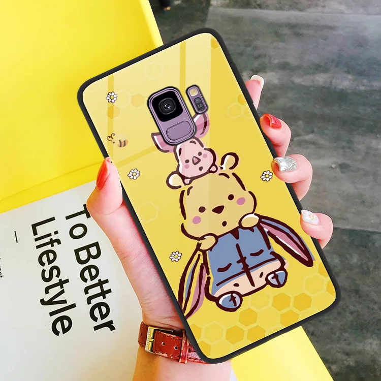 Закаленное Стекло чехол для samsung Galaxy S8 S9 S10 плюс S10e J4 J6 A6 A7 A8 A9 J5 J7 A30 A40 A50 A70 M10 M20 Note 9 Капа