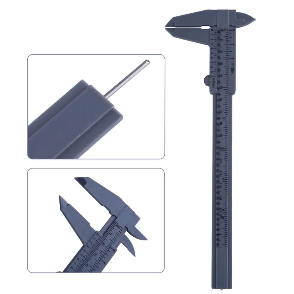 1pcs 6 Inch 150mm Plastic Ruler Sliding Gauge Vernier Caliper Jewelry Measuring Worldwide Store | Инструменты