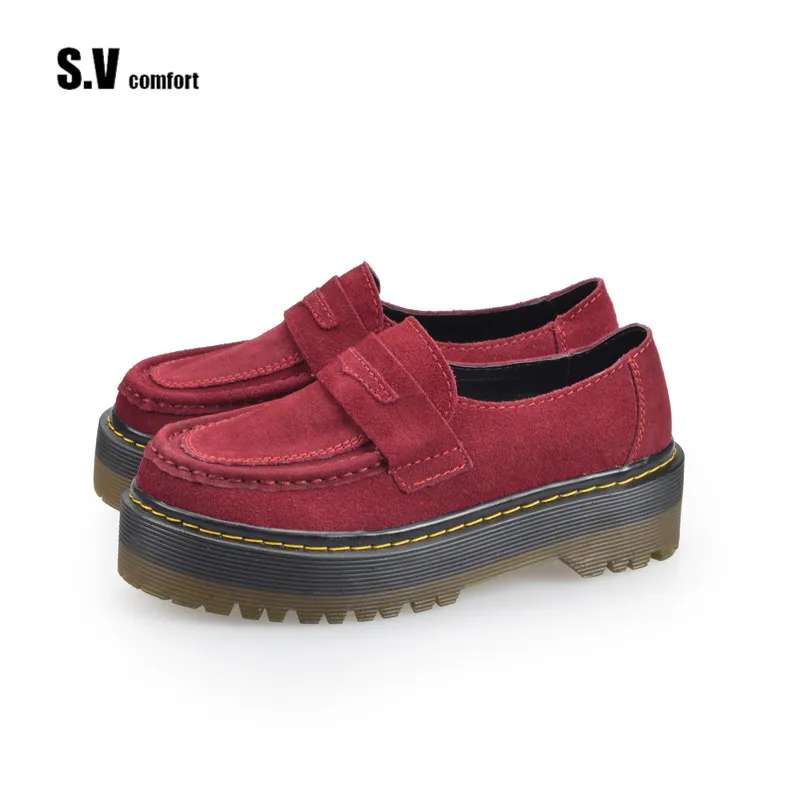 Creepers Shoes Woman Flats Shoes Creepers Platform Shoes Black Plus