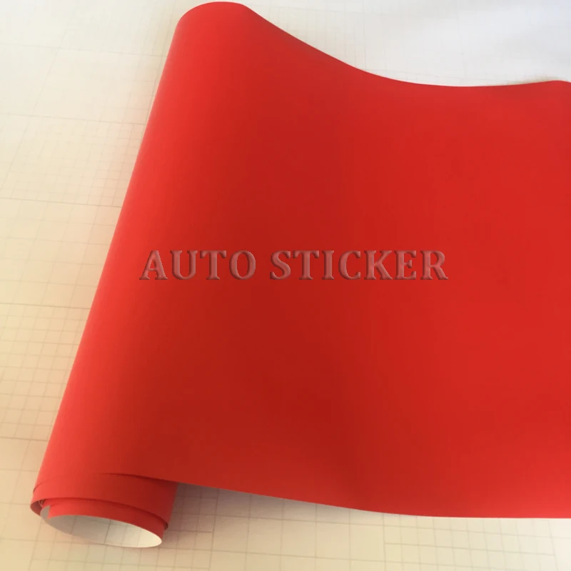 matte red vinyl wraps car sticker 5