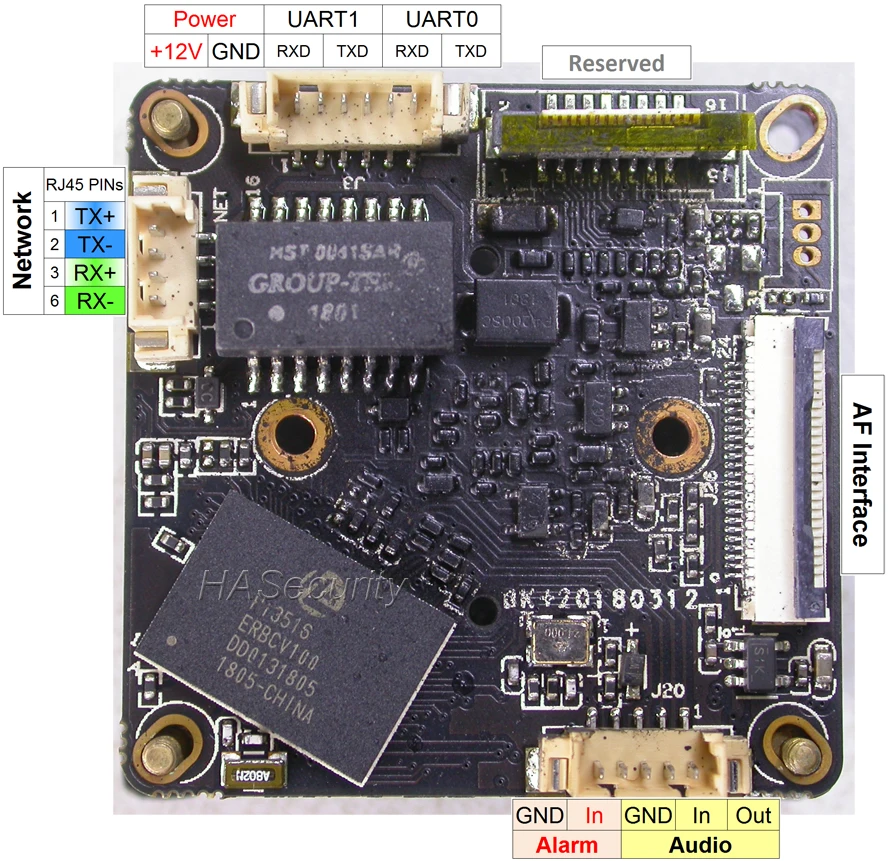 H.265 моторизованный зум объектив 5 85 93 6 мм (16x) с автофокусом 1/2 7 дюймов SmartSens SC2235 CMOS
