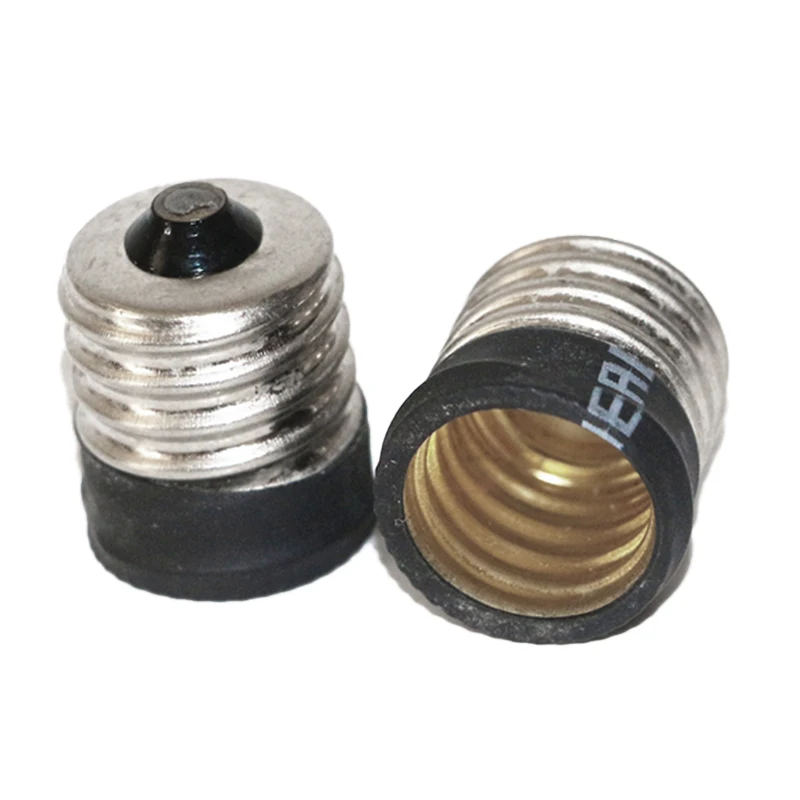 

Effective fireproof plasticE17toE14 socket adapter conversion lamp holder converter socket bulb adapter LED lamp holderaccessory