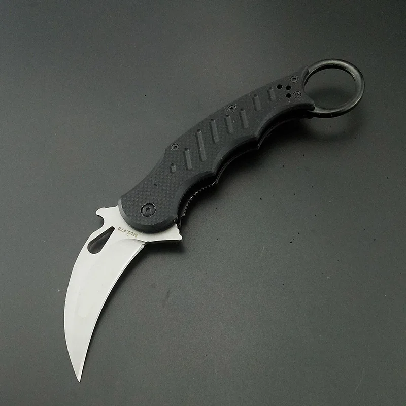 Karambit нож коготь G10 Ручка Открытый pockte нож выживания кемпинг инструмент тактический нож силы выживания обороны верхний нож