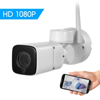 

HD 1080P Wireless WIFI Outdoor Bullet P/T/Z IP Camera Waterproof Support Motion Detection Phone APP Control With TF Card Slot