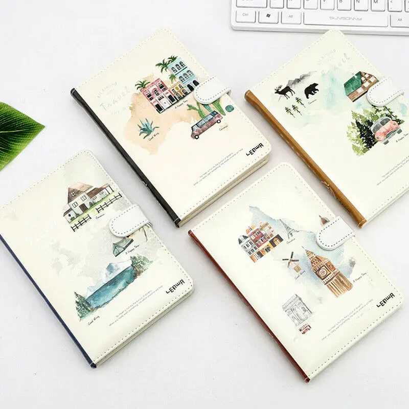 

PU Magnetic Buckle Multifunction Notebook A5 Student Notebook Handbook