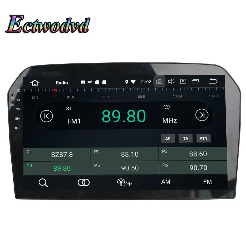 Sale Ectwodvd Octa Core 4G RAM 64G ROM Android 9.0 Car Multimedia DVD Player GPS HeadUnit for VW Jetta 2012 2013 2014 2015 7