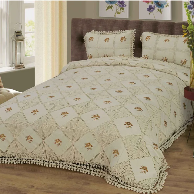 Trustworhy Crochet And Embroidery Bed Spread Handmade Chrochet Trustworhy Crochet And Embroidery Bed Spread Handmade Chrochet Cover