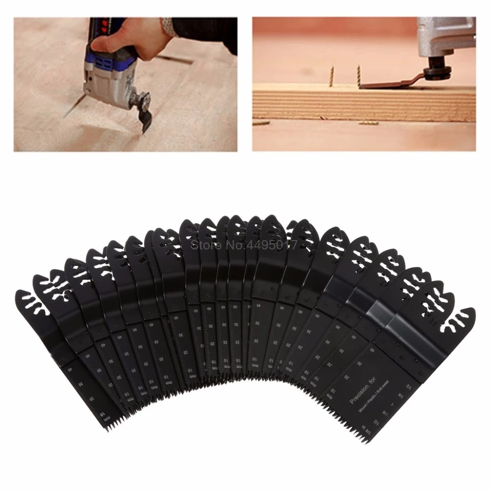 20 Pcs Oscillating Multi Tool Saw Blades for Fein DeWalt Porter DREMEL Bosch